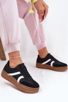 EVENTO Női Platformos Sneakers Fekete Tolianna