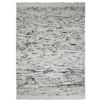 Flair Rugs RUČNE TKANÝ KOBEREC, 140/200 cm čierna