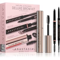 Anastasia Beverly Hills Natural & Polished Deluxe Brow Kit Augenbrauen-Set Taupe Farbton