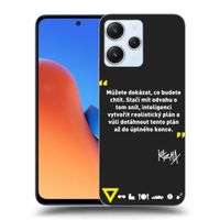 Silikónový čierny obal pre Xiaomi Redmi 12 5G - Kazma - MŮŽETE DOKÁZAT, CO BUDETE CHTÍT
