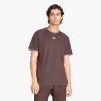 T-shirt adidas Chest Stripes Engineered Collar T-Shirt Aurora Coffee S