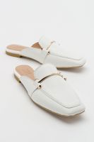 LuviShoes Ronda White Women's Slippers