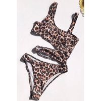 Jednodijelni Kupaći Kostim S Izrezima, Leopard