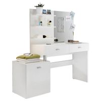 MID.YOU TOALETNÍ STOLEK, bílá, 132/145/43 cm