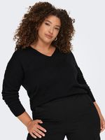 ONLY CARMAKOMA Margareta Pullover Schwarz