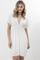 Noční košilka BIGGI Marisa - viskóza Ecru 4XL(48)