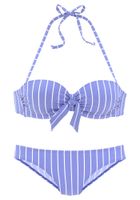 VIVANCE Bikini  svijetloplava / bijela
