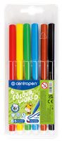 Centropen 7550 Fixky 1mm vyprateľné 6 farieb