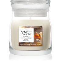 Yankee Candle Amber & Sandalwood vonná sviečka Signature 110 g