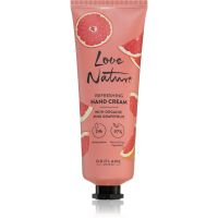 Oriflame Love Nature Organic Pink Grapefruit vlažilna krema za roke 75 ml