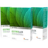 EstroLux 3er Pack - Östrogen Balancer | Hilfe für einen ausgeglichenen Hormonhaushalt | 100% natürlich und hormonfrei | 3x60 Kapslen | Sensilab