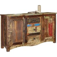 Landscape KOMODA, recyklované drevo, viacfarebná, 150/85/40 cm
