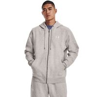 Bluza Under Armour Essential Fleece Fz Hood Ghost Gray Medium Heather S
