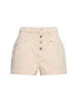 Jovany High Waist Cotton Shorts