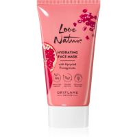 Oriflame Love Nature Upcycled Pomegranate vlažilna maska za obraz 30 ml