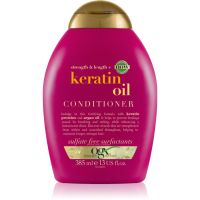 OGX Keratin Oil подсилващ балсам с кератин и арганово масло 385 мл.