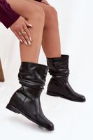 Női bőr bokacsizma Maciejka