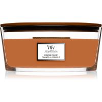 Woodwick Pumpkin Praline ароматна свещ с дървен фитил (hearthwick) 453,6 гр.