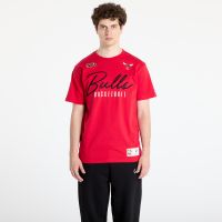 Koszulka Mitchell & Ness NBA Training Day Premium Ss Tee Vintage Logo Bulls Scarlet L