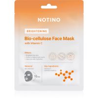 Notino Brightening Bio-Cellulose Face Mask with Vitamin C rozjasňujúca plátienková maska 25 g