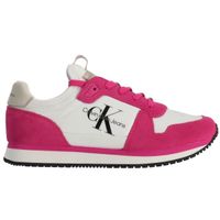 Calvin Klein RUNNER SOCK LACEUP NY-LTH WN Дамски обувки за свободното време, бяло, размер