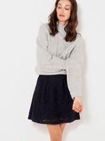 Dark blue lace skirt CAMAIEU - Women