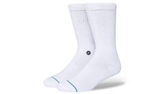 Stance Icon White Black - Pánske - Ponožky Stance - Biele - M311D14ICO-WHB - Veľkosť: 35-37