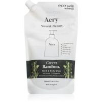 Aery Botanical Green Bamboo Flüssigseife für Hände und Körper Ersatzfüllung 300 ml