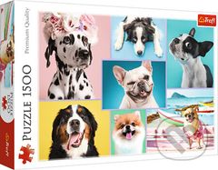Roztomilé psíky - puzzle z kategorie Zvířata