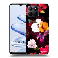 Silikónový prehľadný obal pre Honor 70 Lite - Flowers and Berries