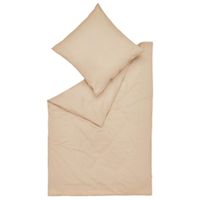 Esprit POSTEĽNÁ BIELIZEŇ, flanel, krémová, piesková, 135/200 cm