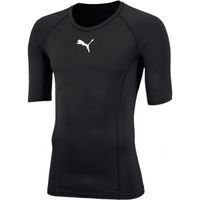 Puma LIGA Baselayer Tee SS Jr Функционална тениска за момчета, черно, размер