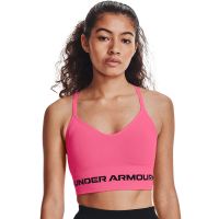 Biustonosz Under Armour Seamless Low Long Htr Bra Cerise XS