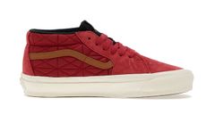 Vans LX Sk8-Mid Reissue 83 - Pánske - Tenisky Vans - Červené - VN000CQQD6X - Veľkosť: 40.5