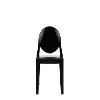 Victoria Ghost lesklá černá Kartell