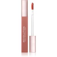 Makeup Revolution IRL Filter cremiger Lippenstift mit Satin-Finish Farbton Espresso Nude 1,8 ml