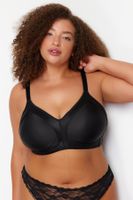 Trendyol Curve Black Antiperspirant Compression Bra