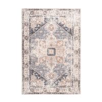 PLOCHO TKANÝ KOBEREC, 160/230 cm, hnedá, sivá