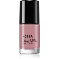 NOBEA Day-to-Day Gel-like Nail Polish körömlakk géles hatással árnyalat Sienna #N58 6 ml