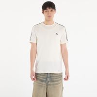 T-shirt FRED PERRY Contrast Tape Ringer T-Shirt Ecru/ Navy L