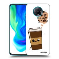 Silikónový čierny obal pre Xiaomi Poco F2 Pro - Cute coffee