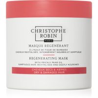 Christophe Robin Regenerating Regenerating Mask with prickly pear oil regeneračná maska na vlasy 75 ml
