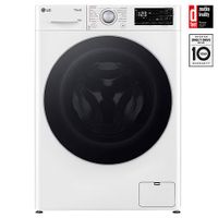 Parní pračka LG - 10 kg - A - 1400 ot./min - AI DD™ - TurboWash™-Bílá