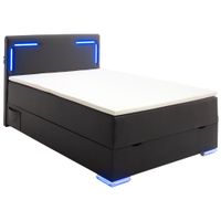 Xora BOXSPRINGOVÁ POSTEĽ, 140/200 cm čierna