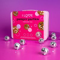 I Love... Cosmetics fürdőkészlet - I Love Pamper Parties Tin-Dulgent Trio