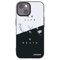 Silikónový čierny obal pre Apple iPhone 15 - Živý - Mŕtvy