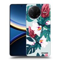 Silikónový čierny obal pre Xiaomi Poco F7 Pro 5G - Rhododendron