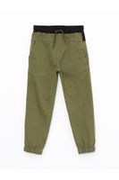 LC Waikiki Basic Gabardine Boy's Jogger Trousers with Elastic Waist