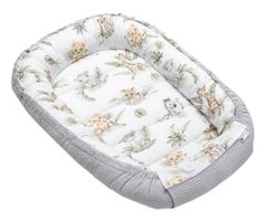 Medi Partners Baby cocoon/nest – Waffle – Safari + gray Waffle