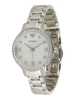 Emporio Armani Analogni sat  srebro / biserno bijela